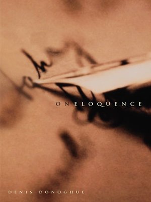 cover image of On Eloquence